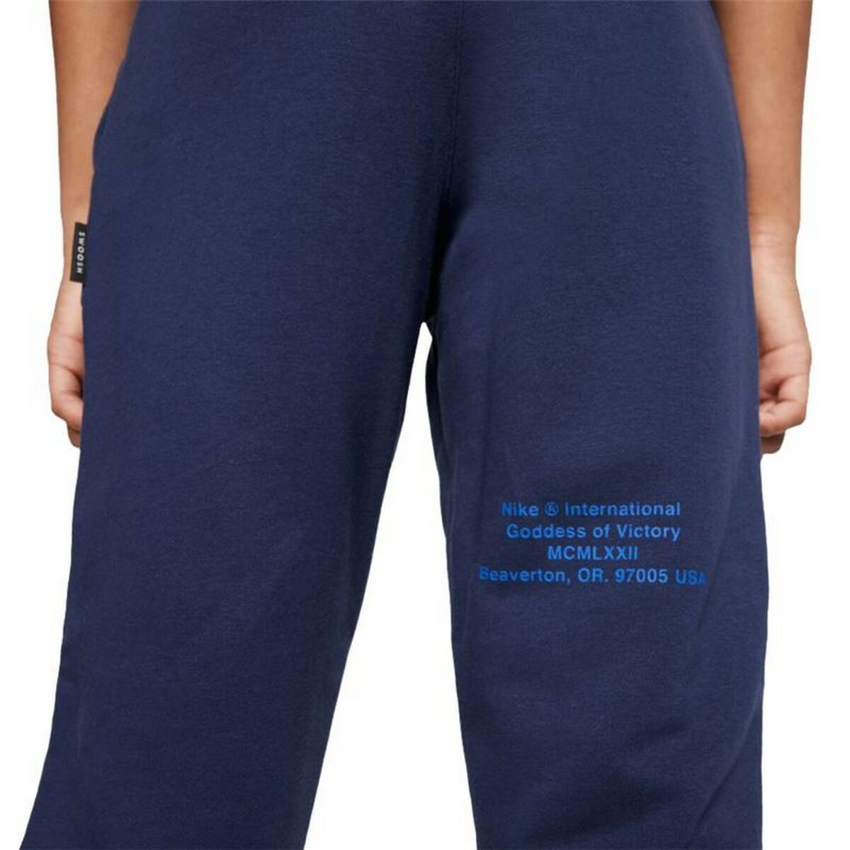 Children’s Tracksuit Bottoms Nike Swoosh Dark blue