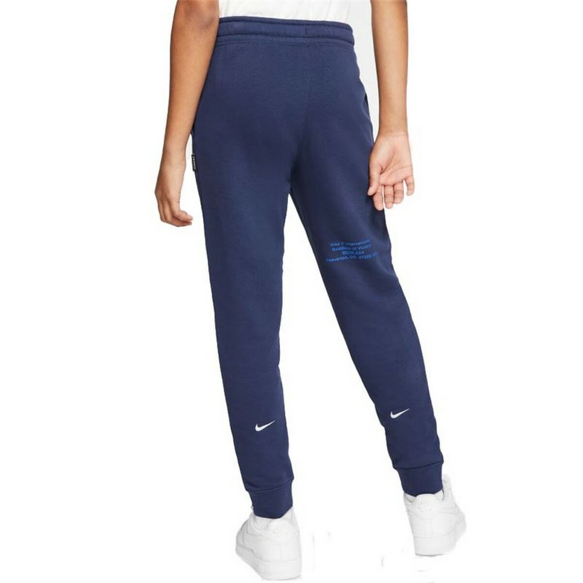 Children’s Tracksuit Bottoms Nike Swoosh Dark blue
