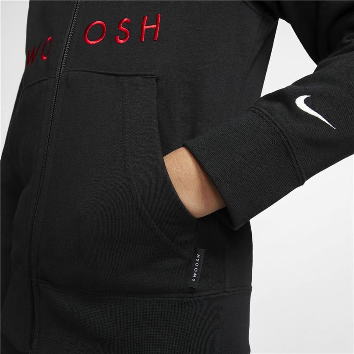 Children’s Sports Jacket Nike Swoosh Black