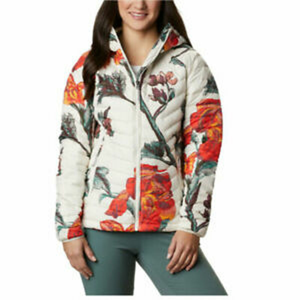 Women’s Sports Jacket Columbia POWDER LITE WK1499-192 White