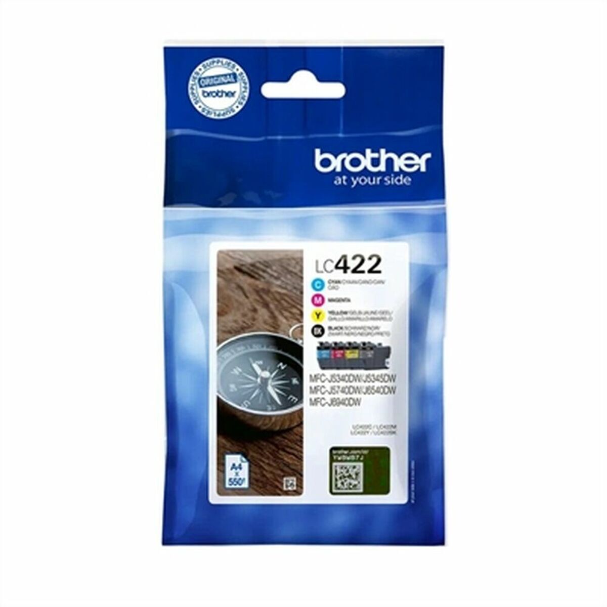 Original Ink Cartridge Brother LC422VAL 4 Units