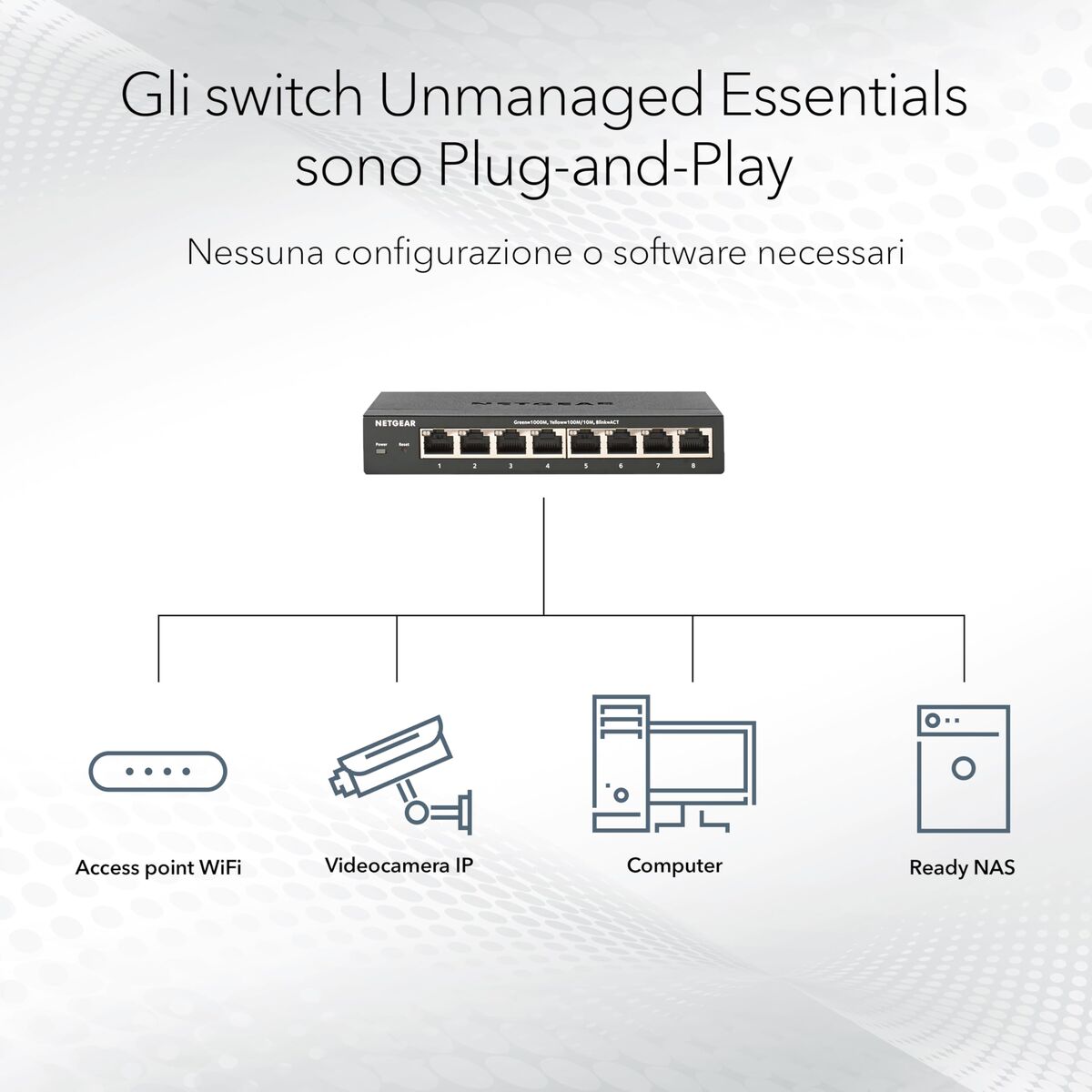 Switch Netgear GS308LP-100EUS