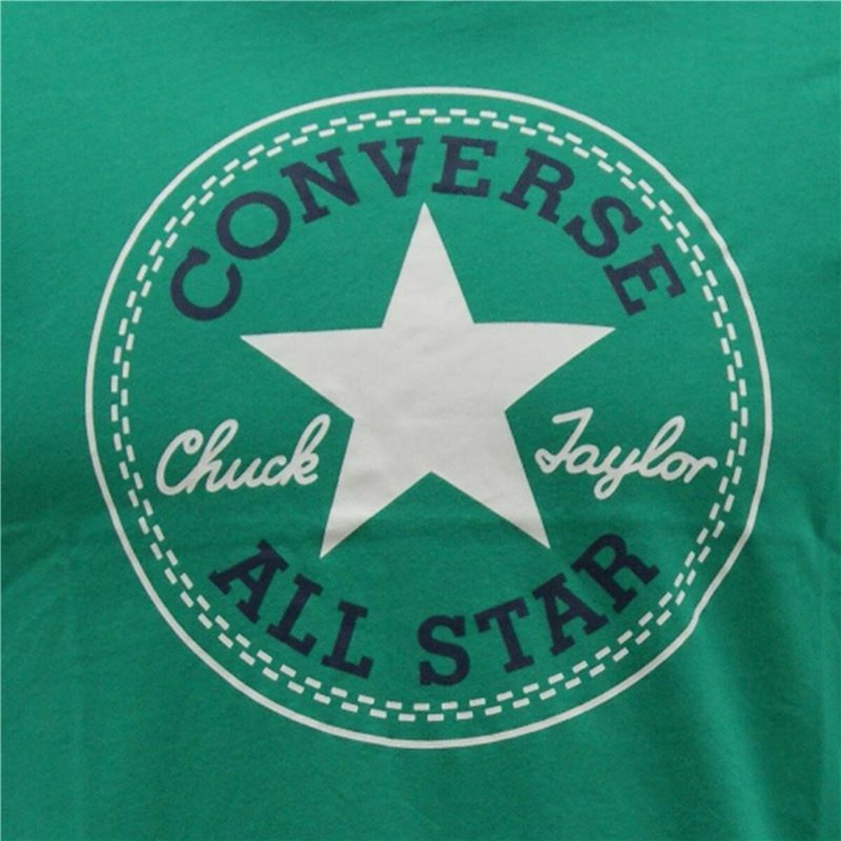 Child’s Short Sleeve T-Shirt Converse Core Chuck Taylor Patch Green