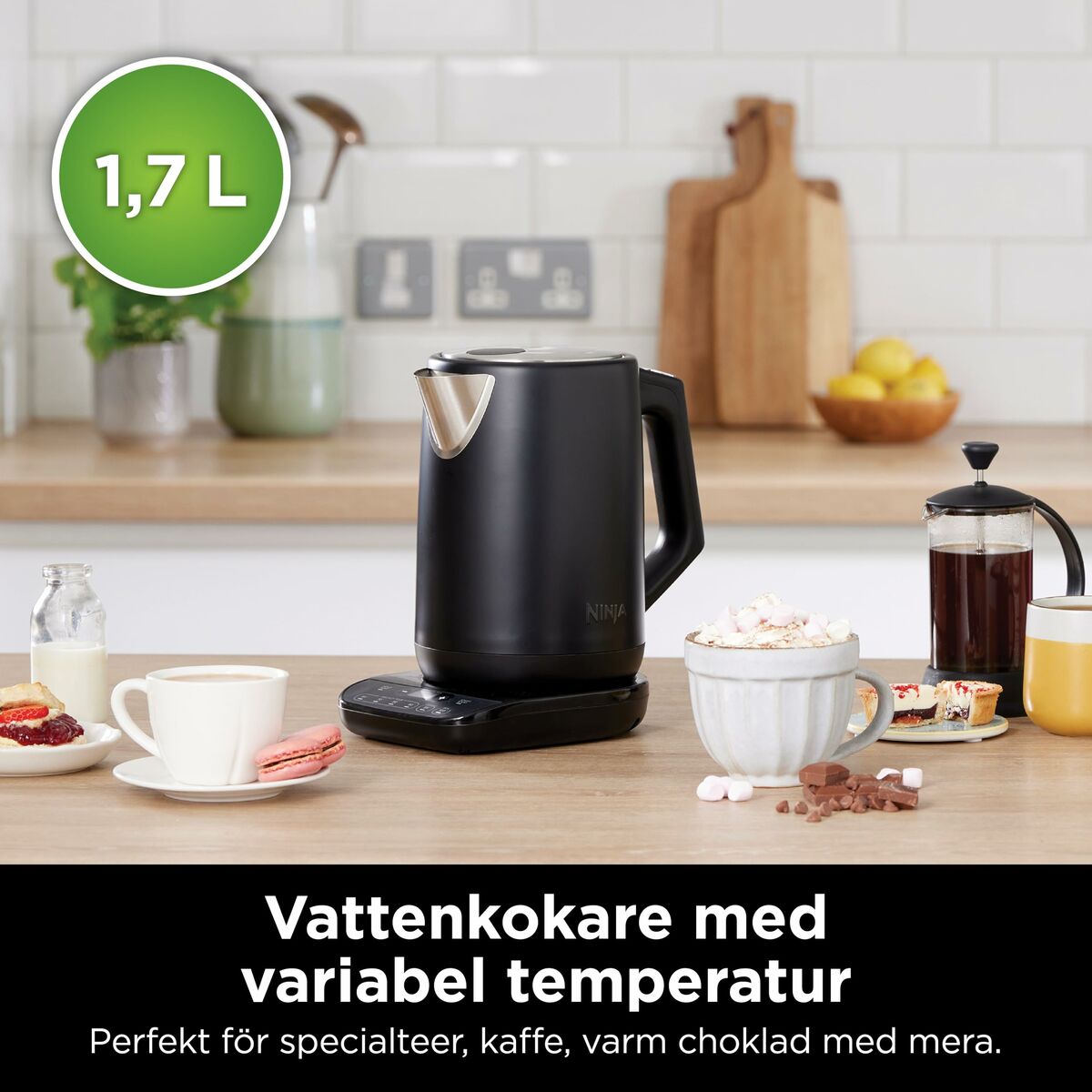 Kettle NINJA KT200EU Black Stainless steel 3000 W 1,7 L