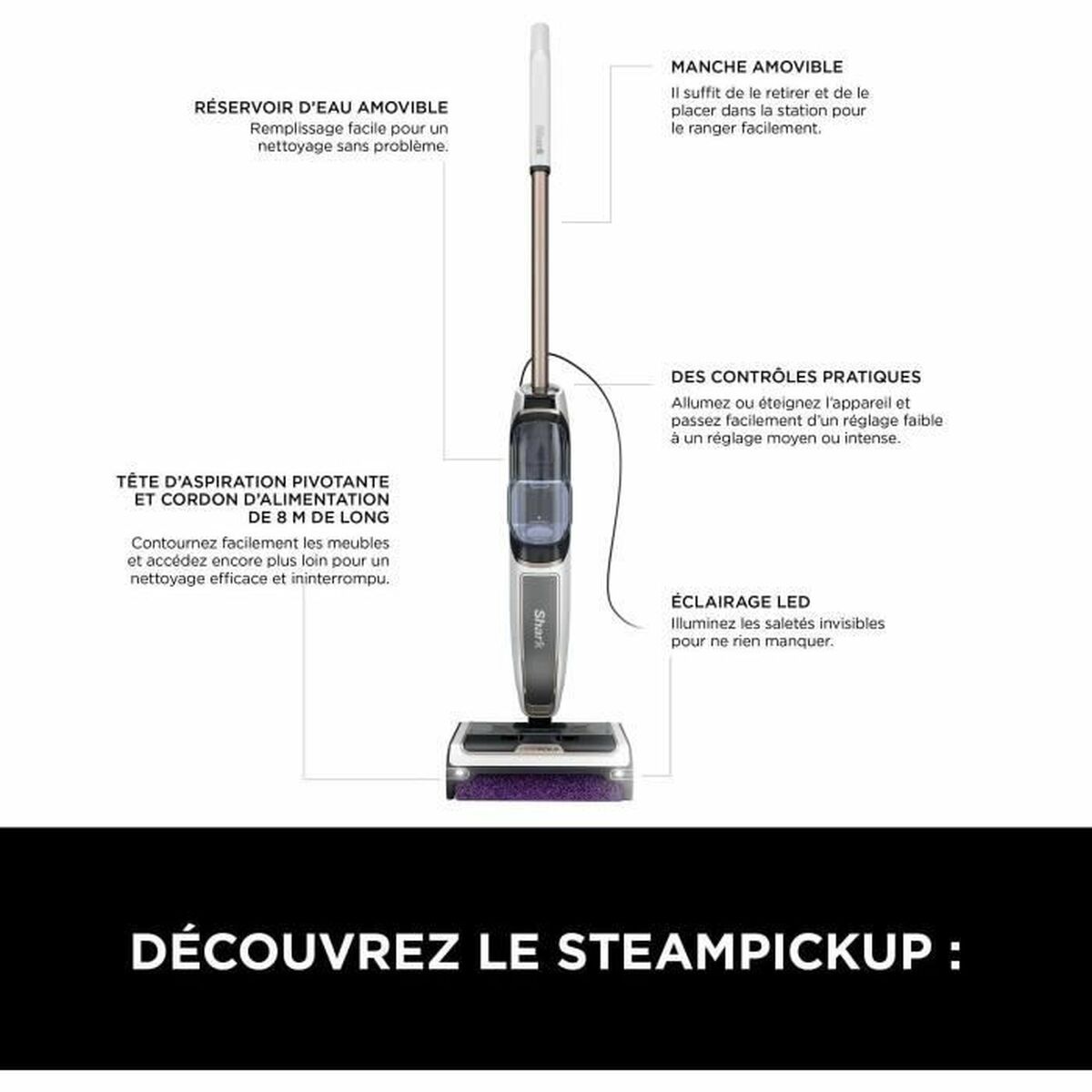 Vaporeta Steam Cleaner Shark SteamPickUp SD200EU
