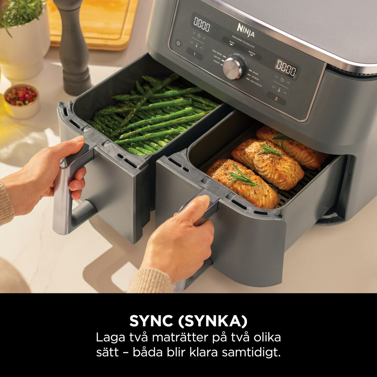 Air Fryer NINJA DZ400EU Grey 2470 w 4 Kg 9,5 L