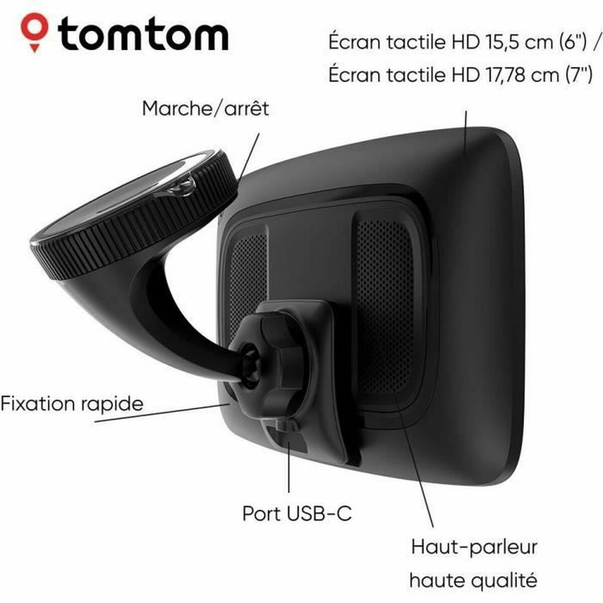 GPS navigator TomTom PLUS 7″