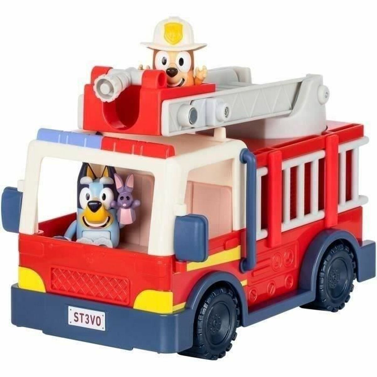 Fire Engine Moose Toys Camin de bomberos de Bluey Red rouge