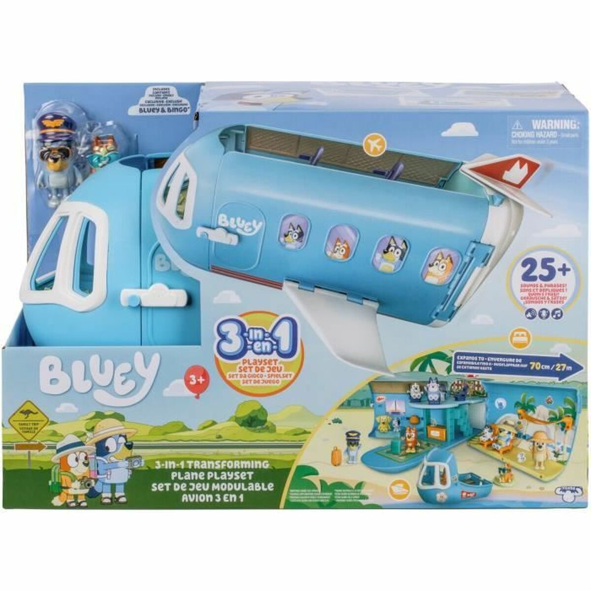 Playset Bluey Transforming Plane