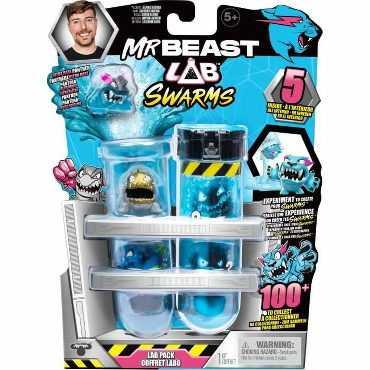 Jointed Figure Moose Toys MrBeast Lab Swarms