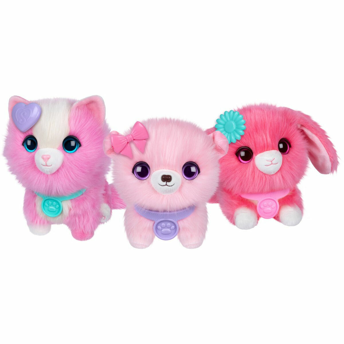 Fluffy toy Moose Pink