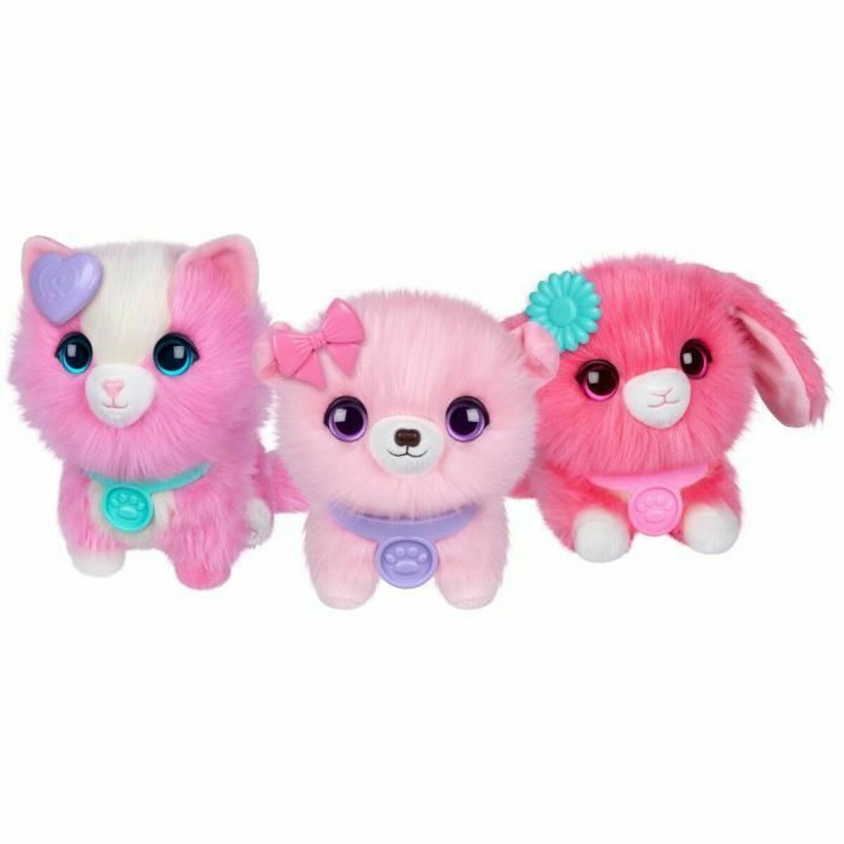 Fluffy toy Moose Pink