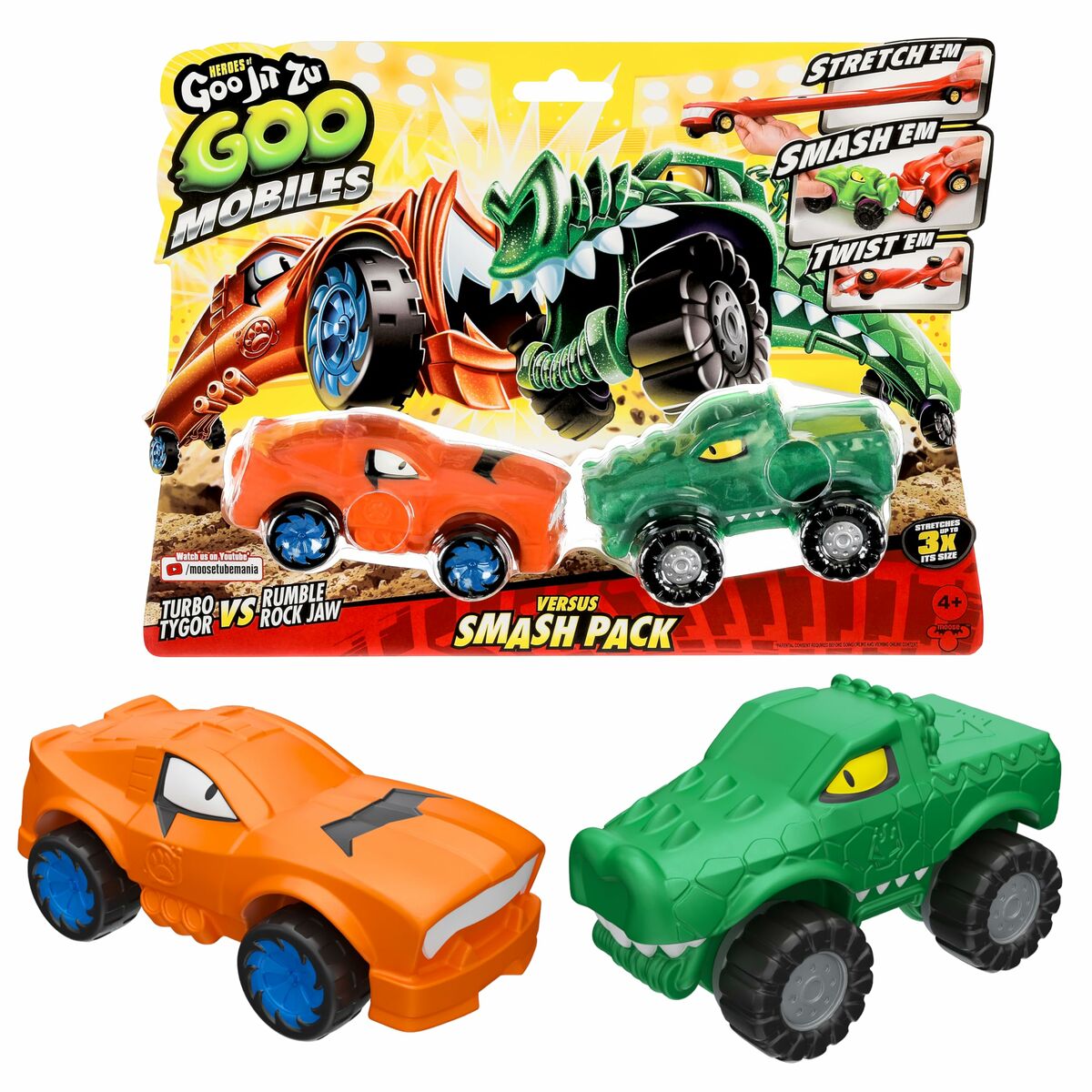 Action Figure Moose Toys TURBO TYGER VS RUMBLER JAW
