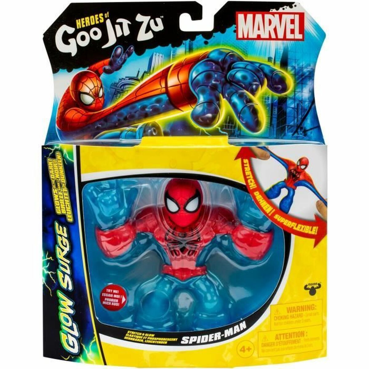 Action Figure Spiderman Glow Surge Action Figure Spiderman Glow Surge