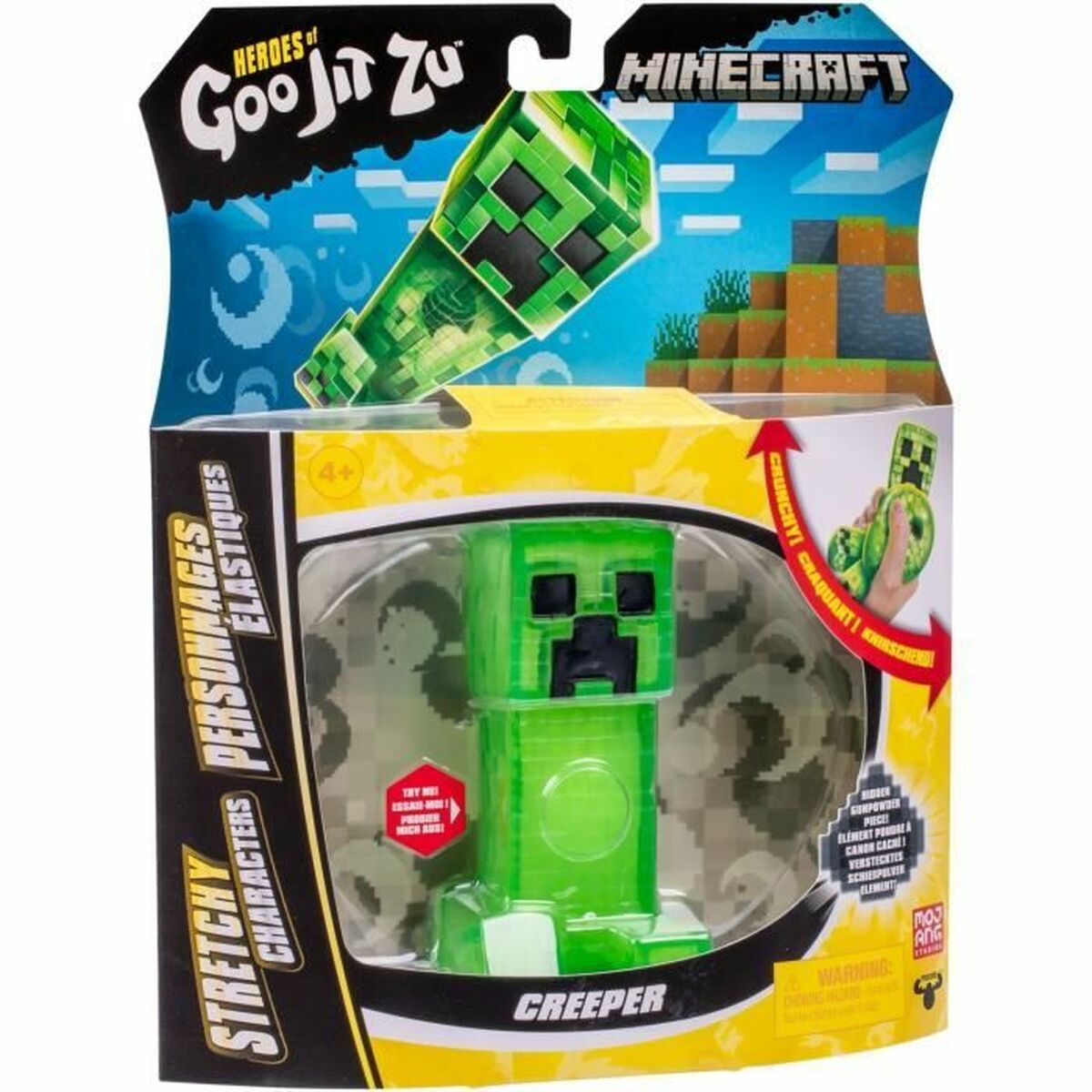 Jointed Figure Goo Jit Zu Creeper de Minecraft