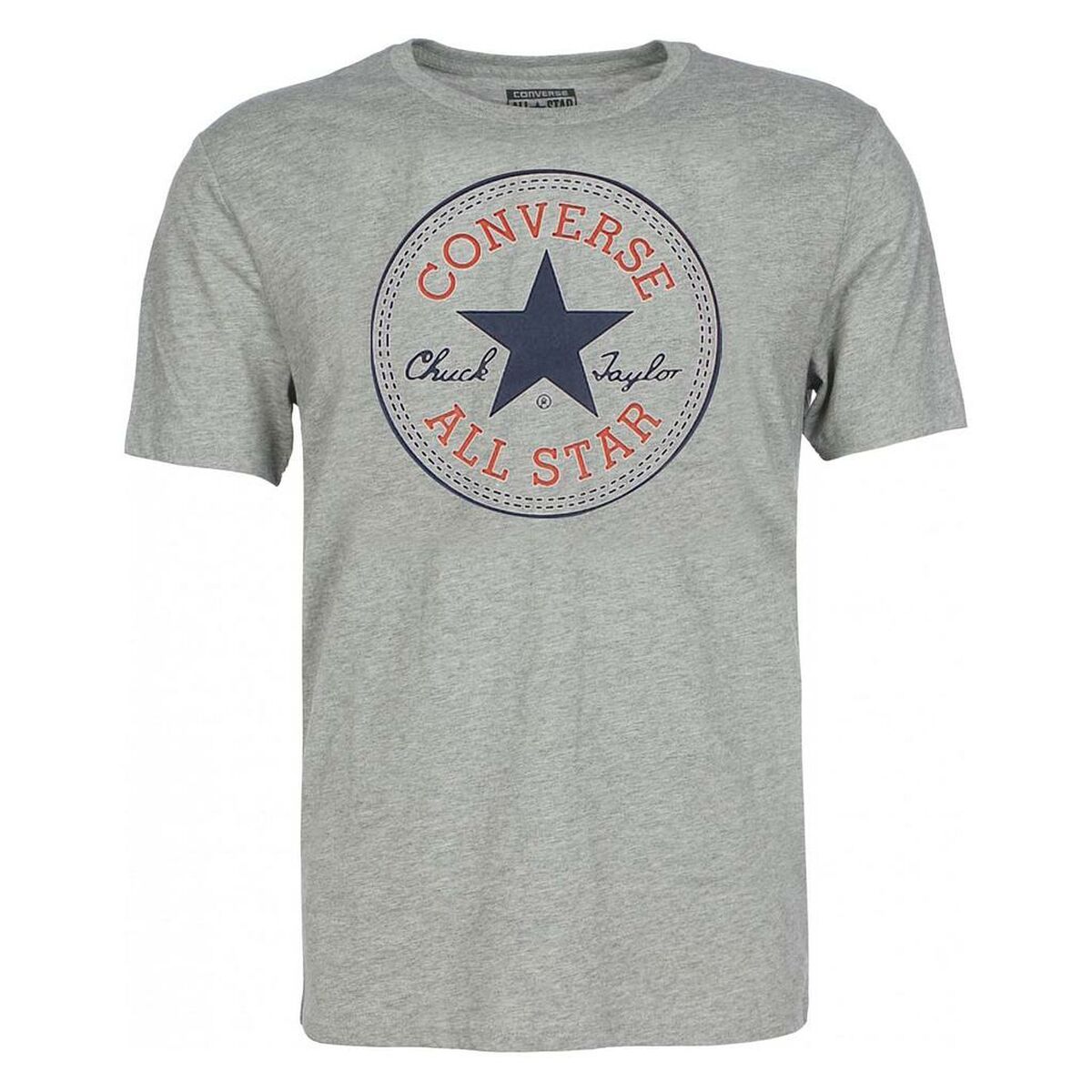 Child’s Short Sleeve T-Shirt Converse CHUCK PATCH SHORT Grey