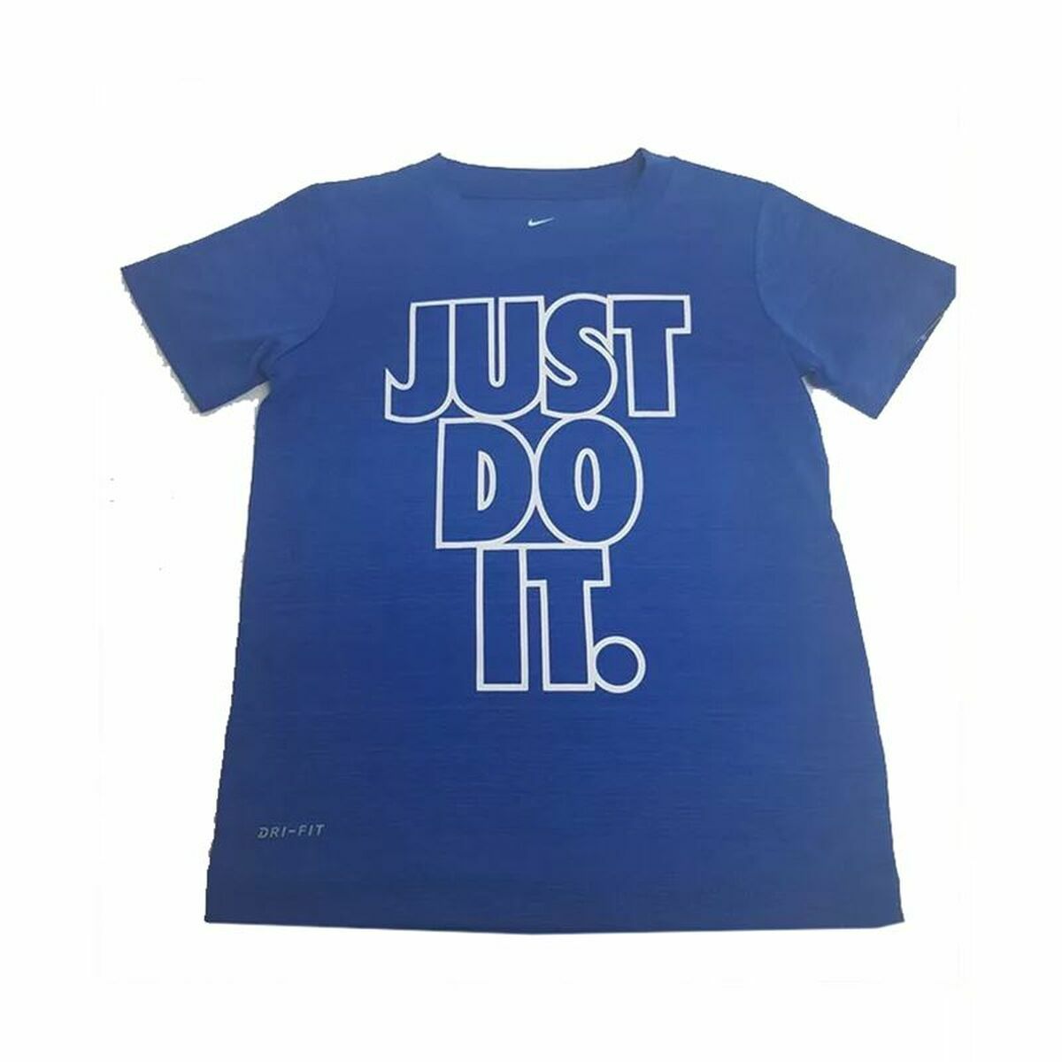 Child’s Short Sleeve T-Shirt Nike Verbaige Blue