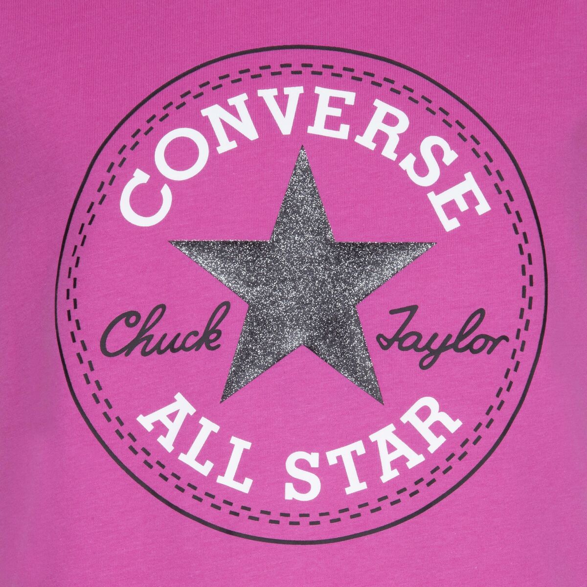 Child’s Short Sleeve T-Shirt Converse CHUCK PATCH TEE 468992 A3J Pink
