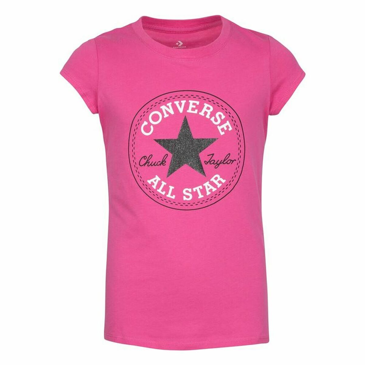 Child’s Short Sleeve T-Shirt Converse Pink
