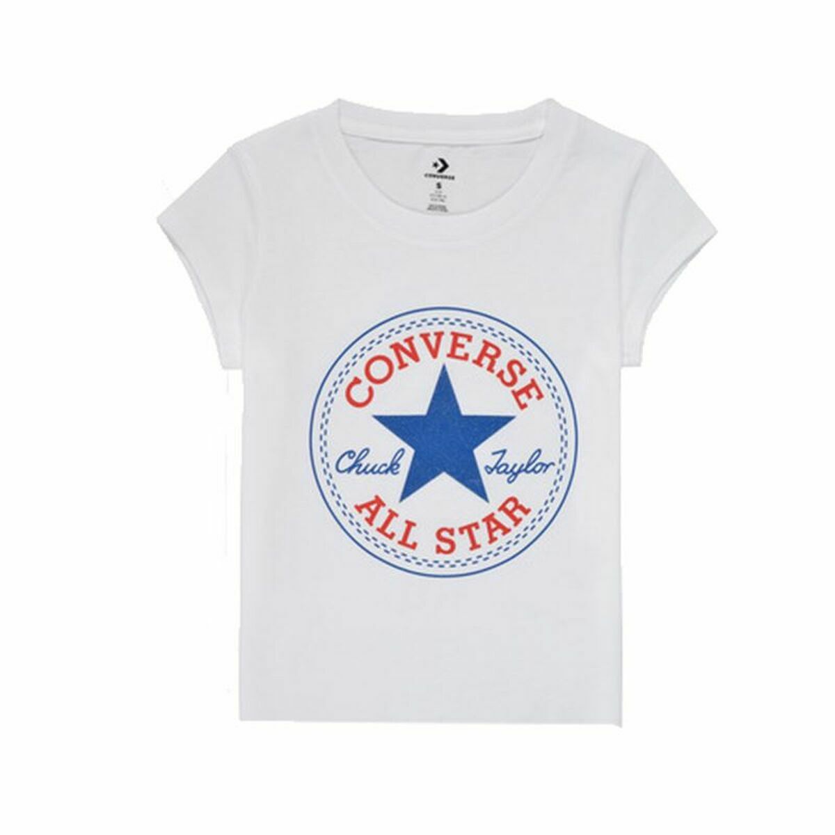 Men’s Short Sleeve T-Shirt Converse Timeless White Men’s Short Sleeve T-Shirt Converse Timeless White