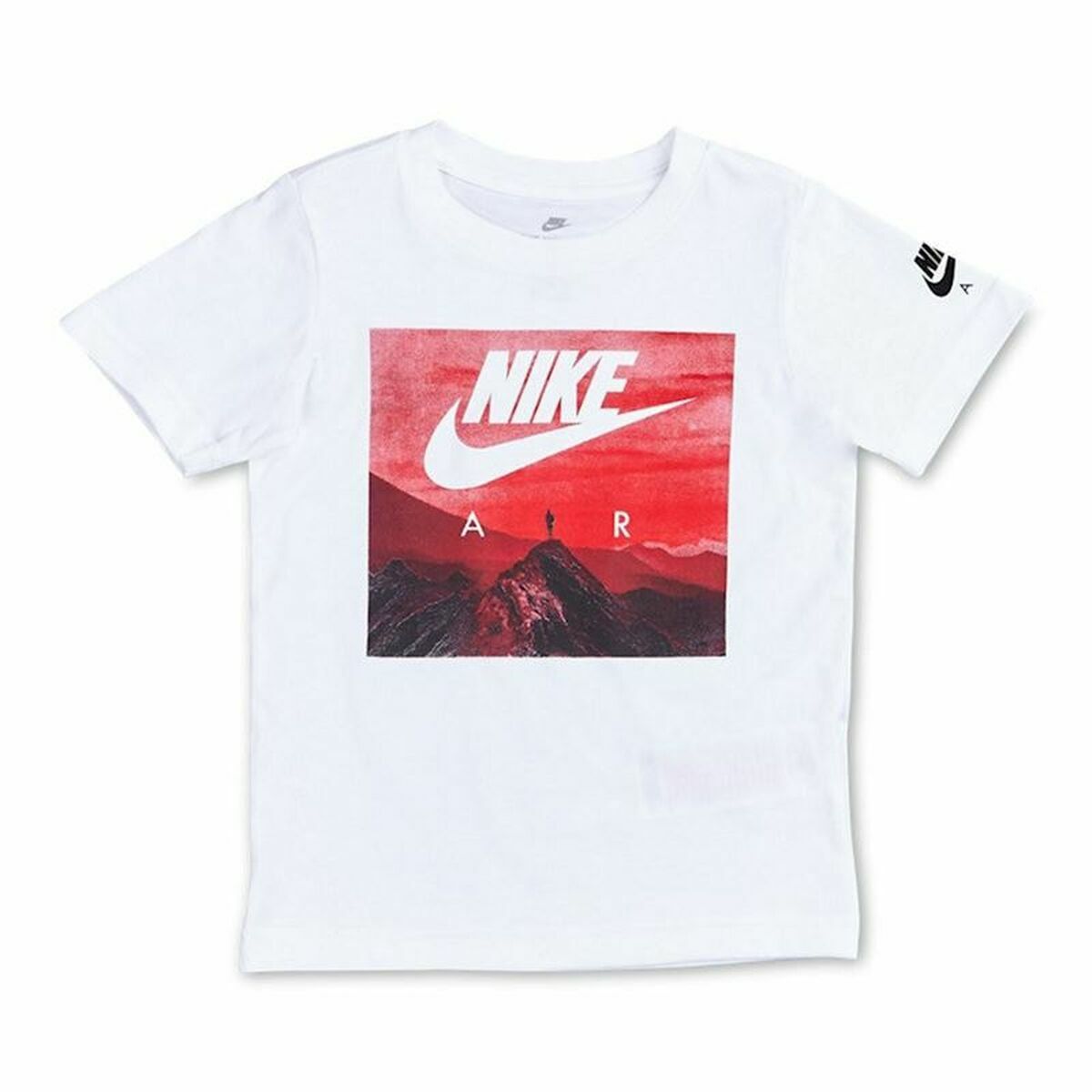 Child’s Short Sleeve T-Shirt Nike Air View White