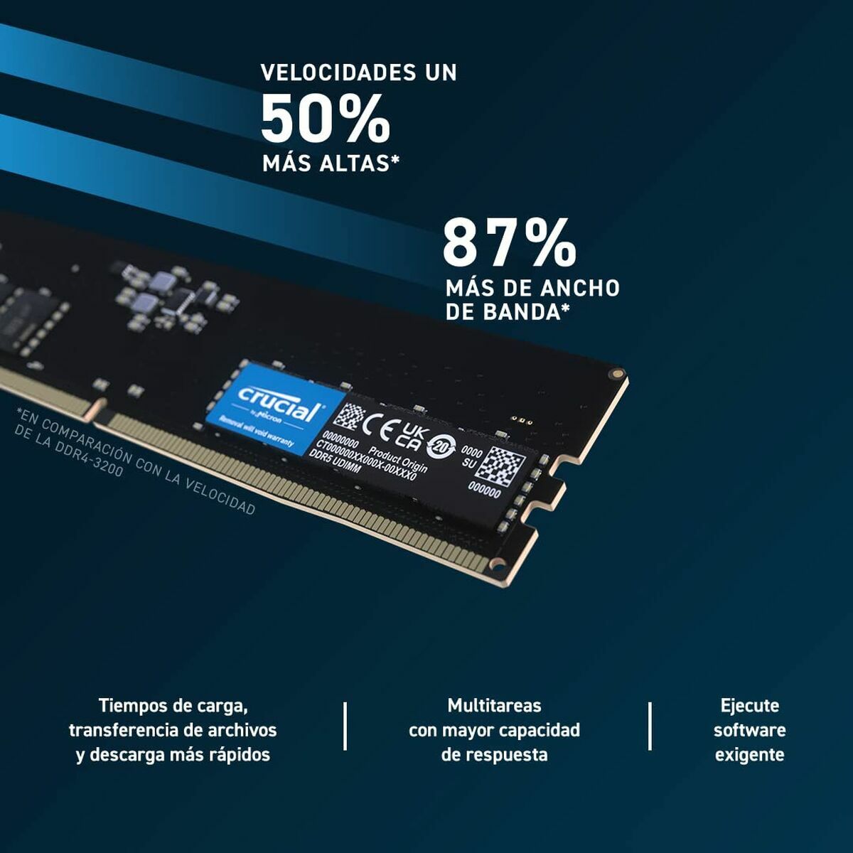 RAM Memory Crucial CT2K16G48C40U5 DDR5 4800 MHz 32 GB CL40