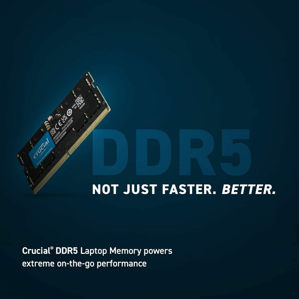 RAM Memory Crucial CT8G56C46S5 8 GB DDR5 5600 MHz CL46