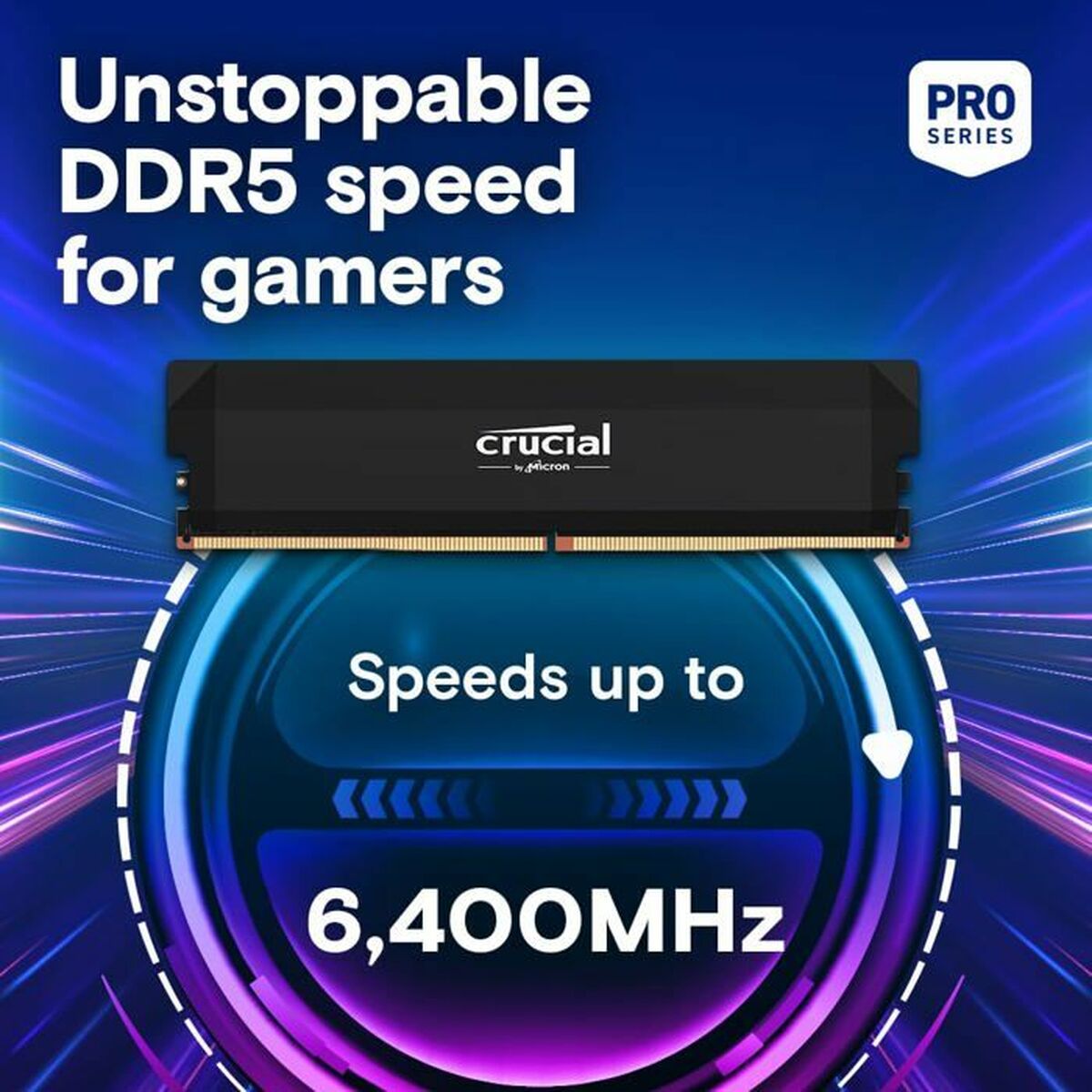 RAM Memory Crucial 32 GB DDR5 6400 MHz