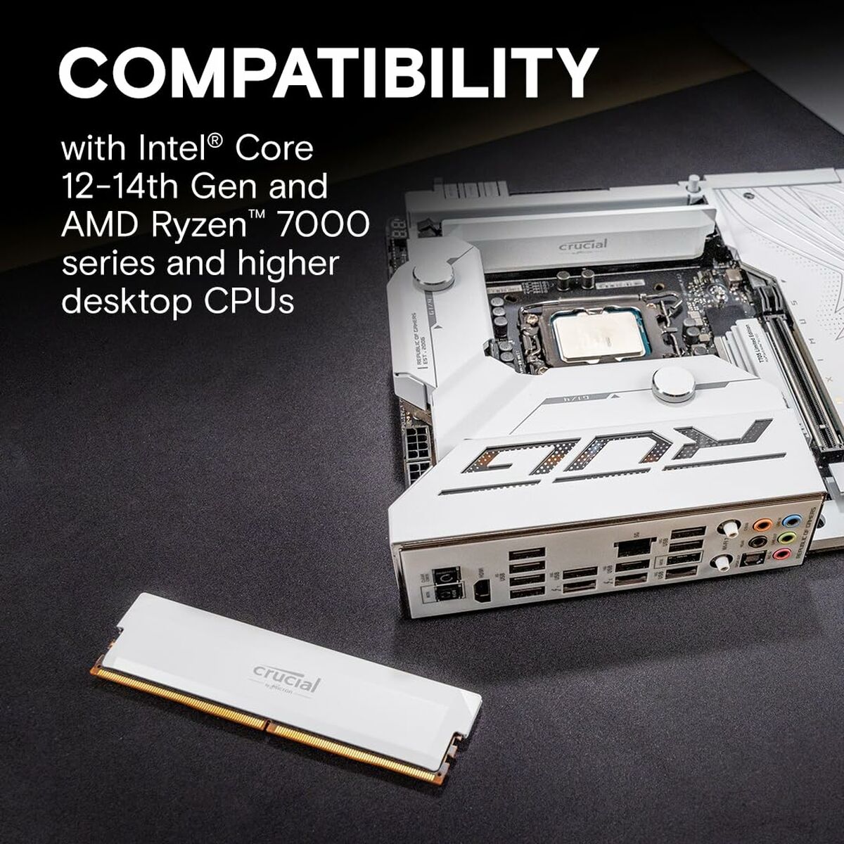 RAM Memory Crucial 32 GB DDR5 6000 MHz
