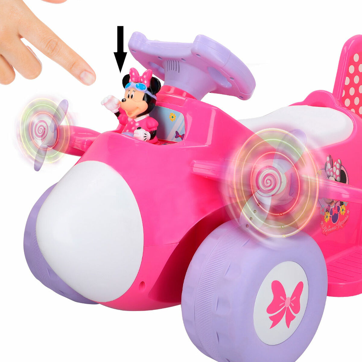 Children’s Electric Car Minnie Mouse Battery Little Plane 6 V