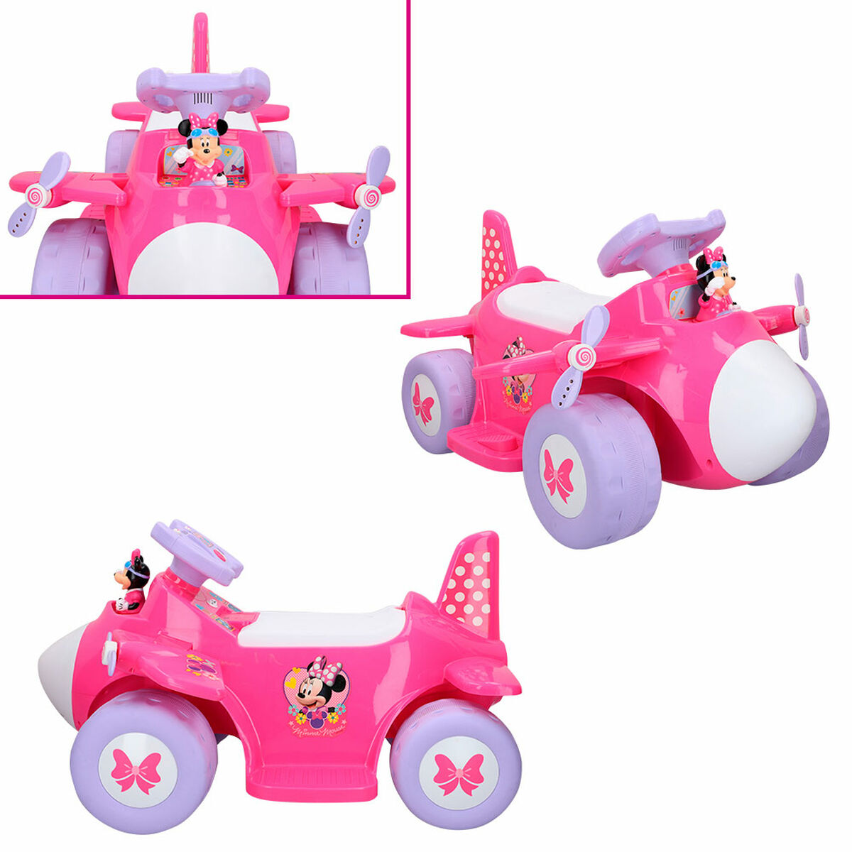 Children’s Electric Car Minnie Mouse Battery Little Plane 6 V