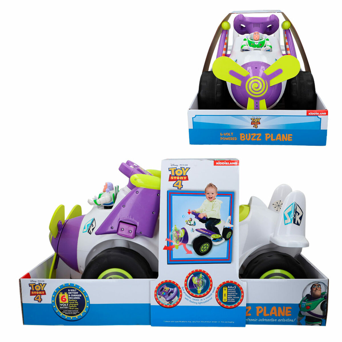 Children’s Electric Car Toy Story Battery Little Plane 6 V