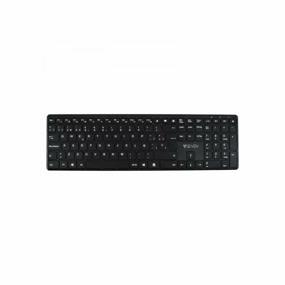 Bluetooth Keyboard V7 KW550 BT Black Spanish Qwerty Bluetooth Keyboard V7 KW550 BT Black Spanish Qwerty