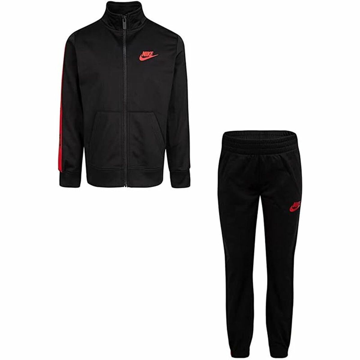 Childrenâs Tracksuit Nike Tricot Logo Black Childrenâs Tracksuit Nike Tricot Logo Black