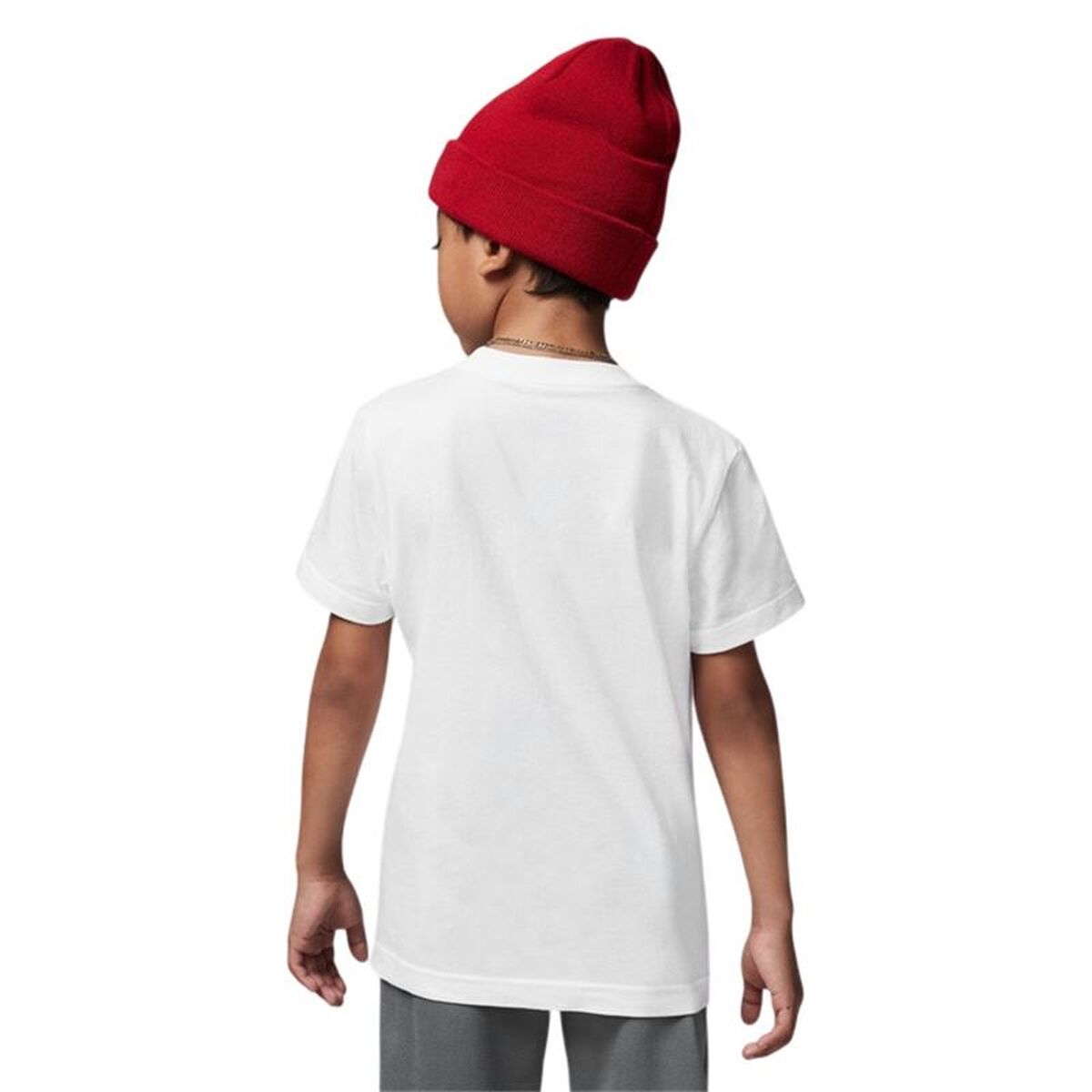 Child’s Short Sleeve T-Shirt Jordan Practice Flight White