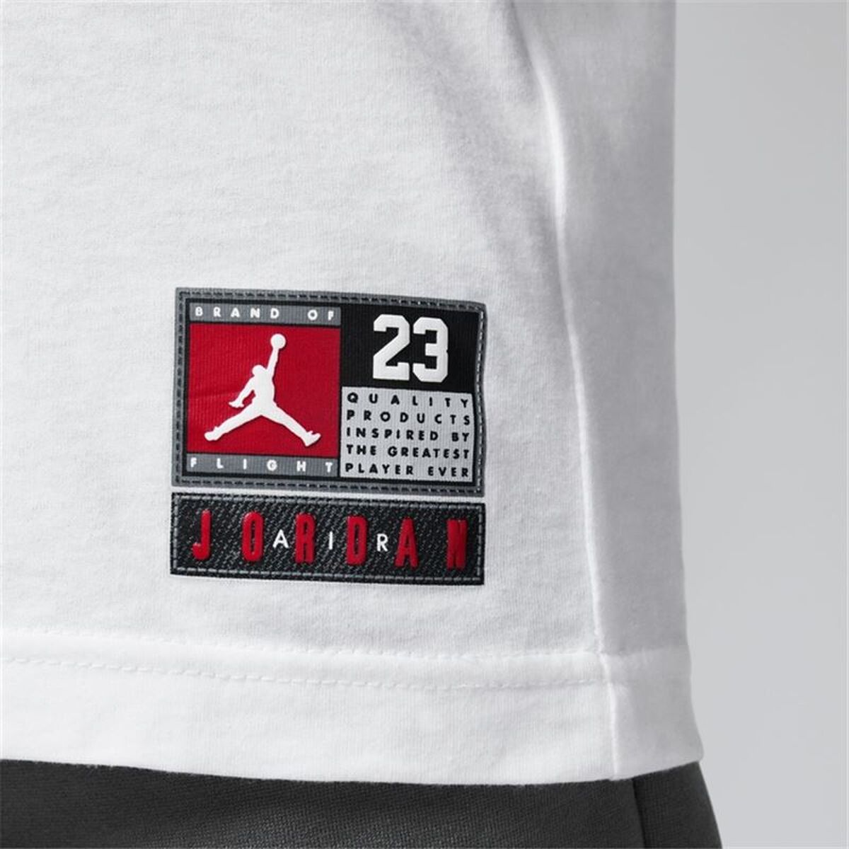 Child’s Short Sleeve T-Shirt Jordan Practice Flight White