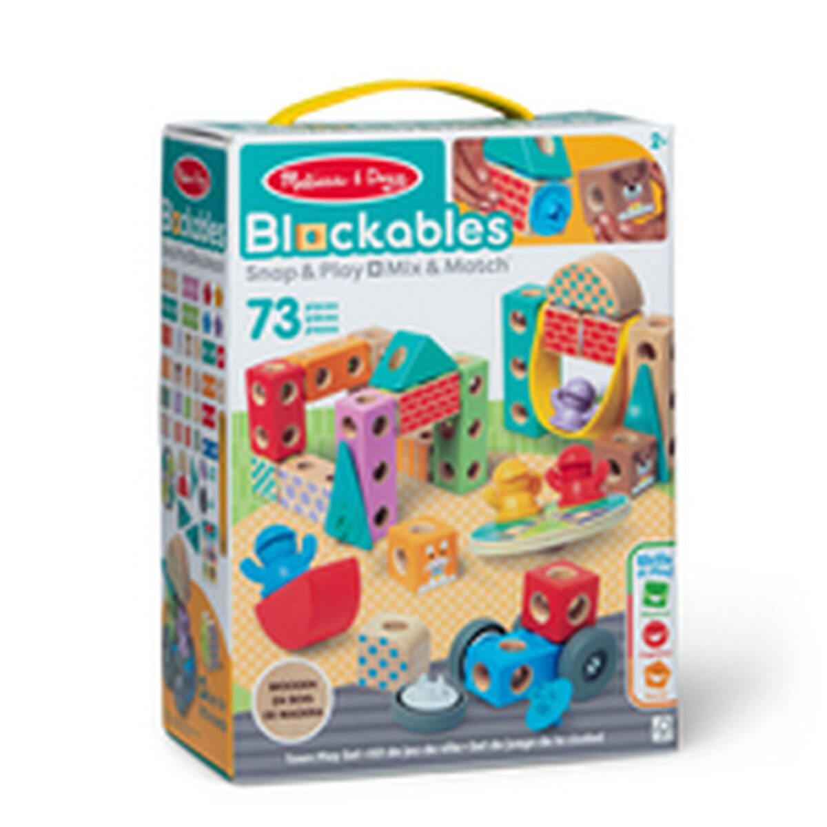 Construction set Melissa & Doug Blockables 73 Pieces