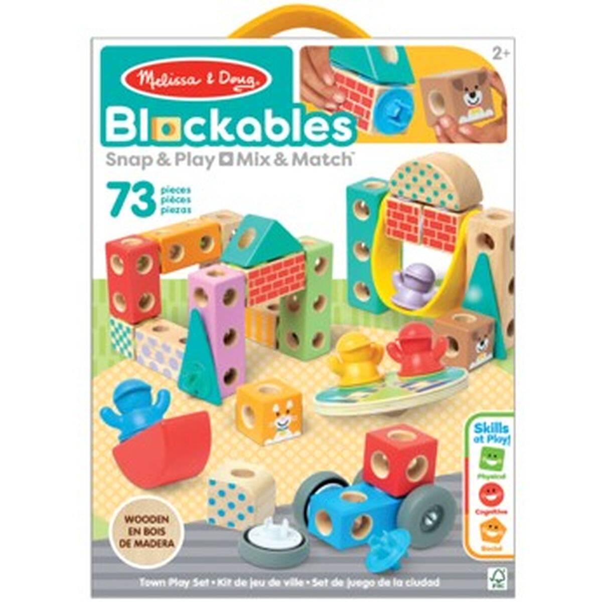 Construction set Melissa & Doug Blockables 73 Pieces