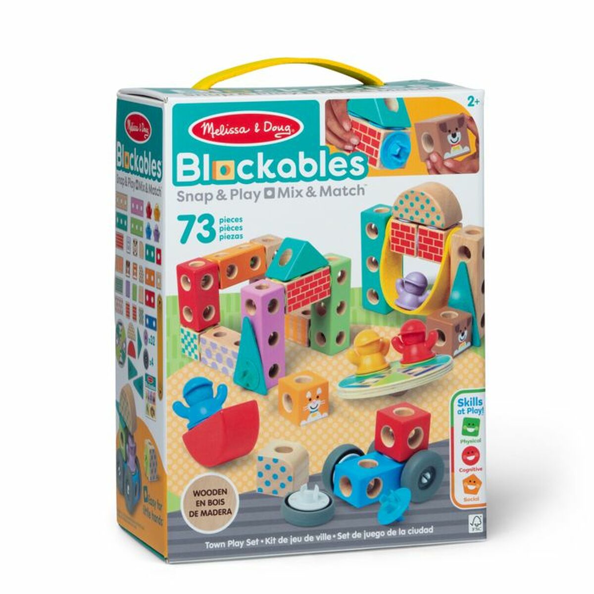 Construction set Melissa & Doug Blockables 73 Pieces