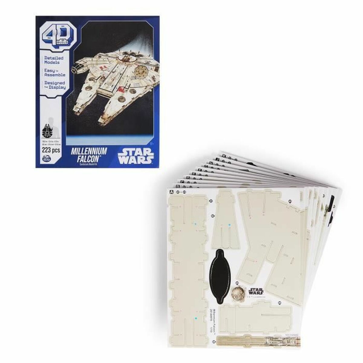 Construction set Star Wars Millennium Falcon 223 piezas 43 x 31,4 x 22,4 cm Grey Multicolour Construction set Star Wars Millennium Falcon 223 piezas 43 x 31,4 x 22,4 cm Grey Multicolour