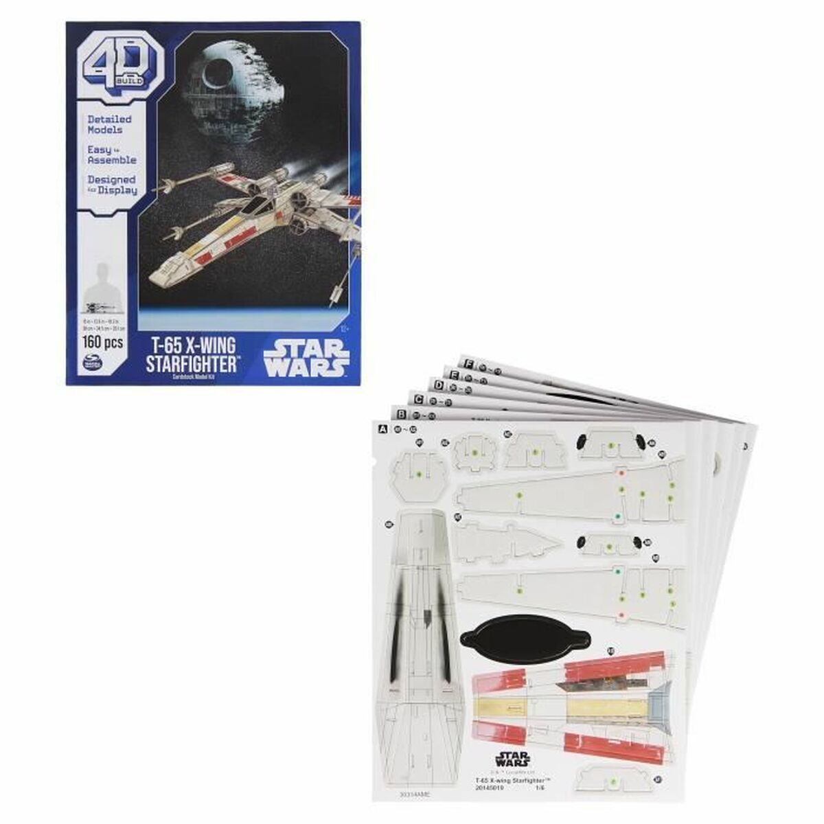 Construction set Star Wars T-65 X-Wing Starfighter 160 Pieces 38 x 34,5 x 26 cm Multicolour Construction set Star Wars T-65 X-Wing Starfighter 160 Pieces 38 x 34,5 x 26 cm Multicolour
