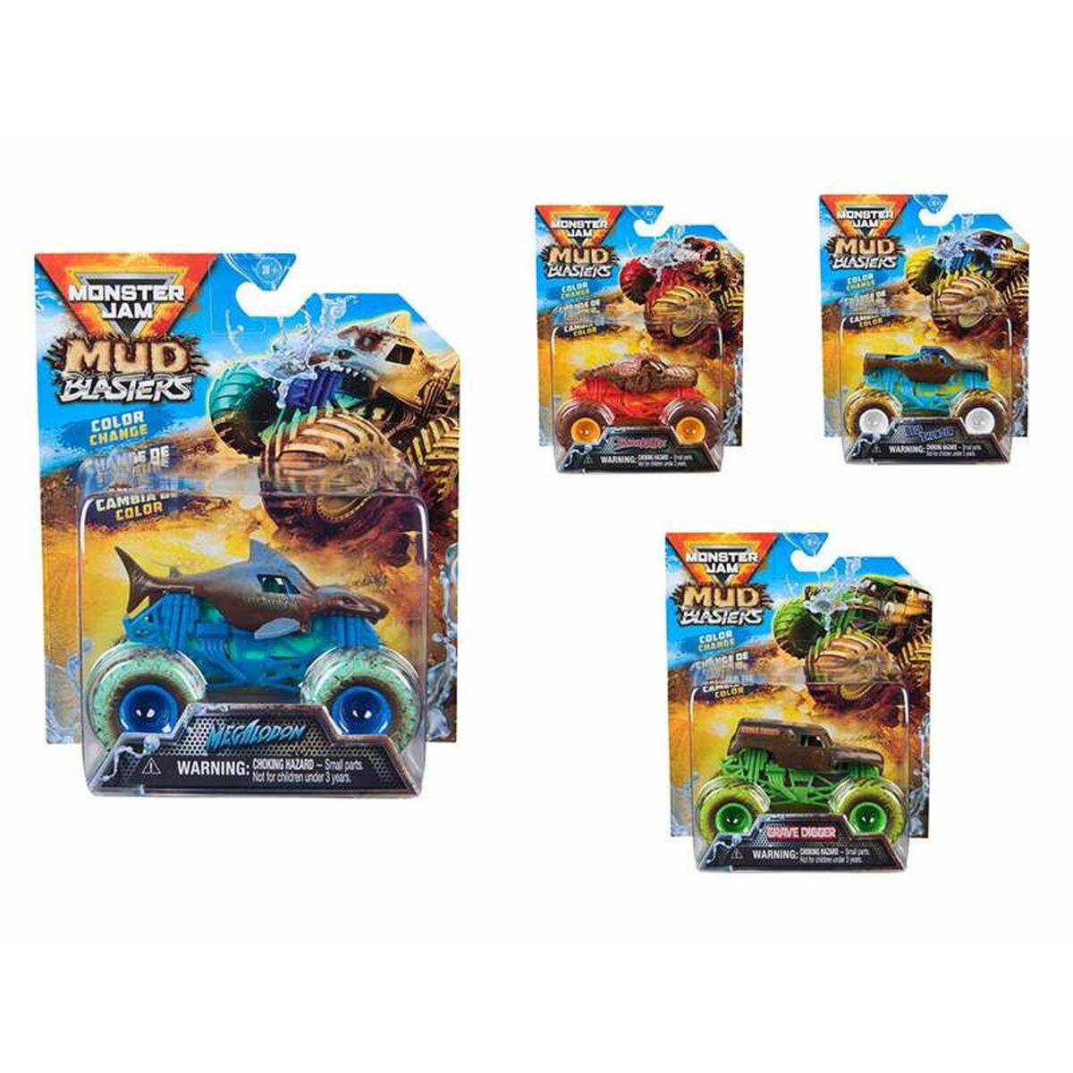 Monster Truck Monster Jam Mud Blasters 1:64 Blue Monster Truck Monster Jam Mud Blasters 1:64 Blue