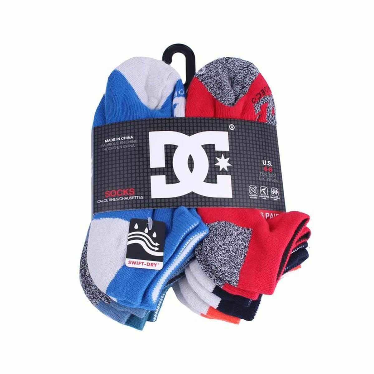 Socks Dc color Block Blue Socks Dc color Block Blue