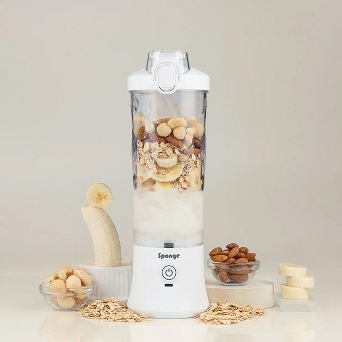 Cup Blender Sponge 703674402209 White Transparent 600 ml
