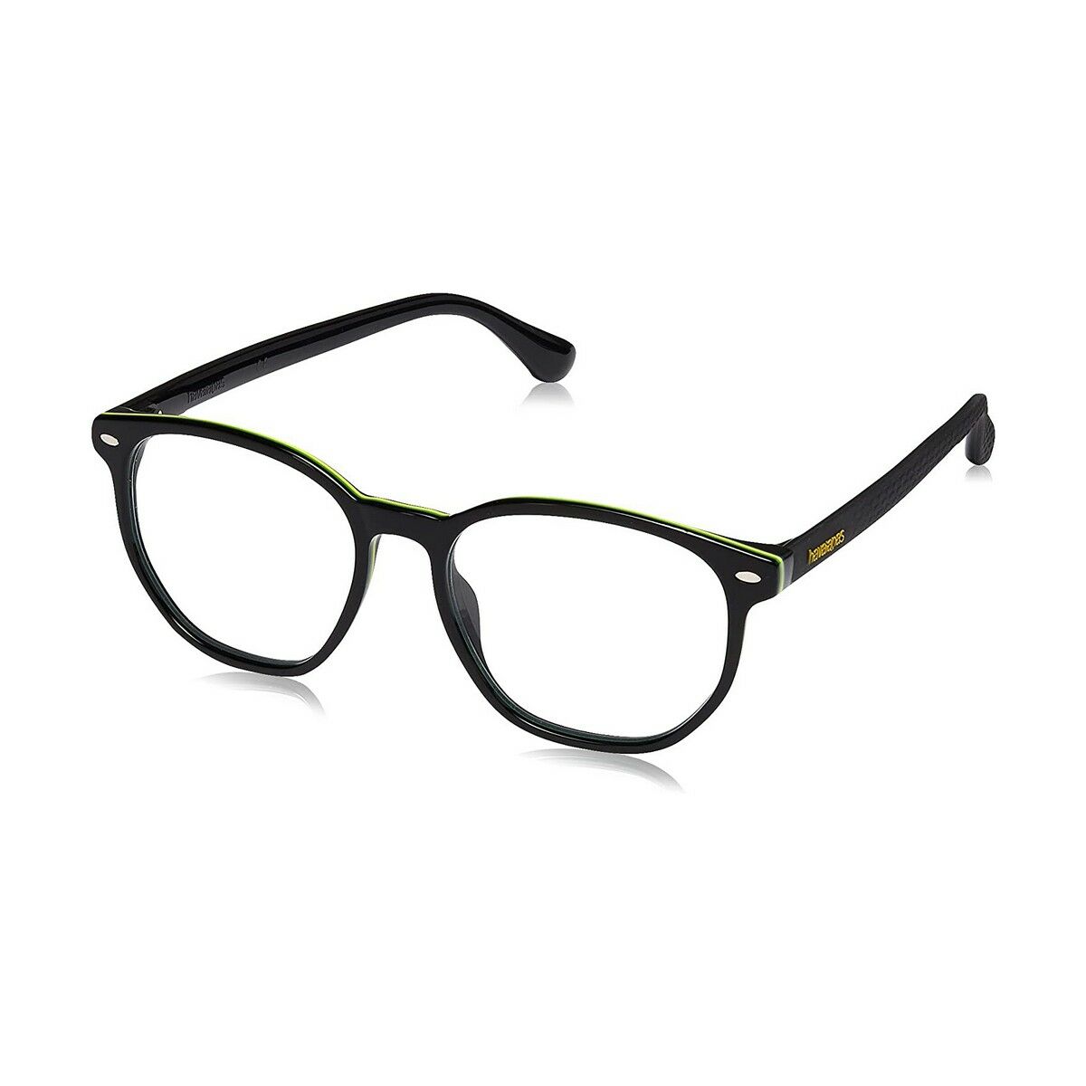 Men’ Spectacle frame Havaianas UBATUBA-CS-807-UZ Black Red Ã 51 mm