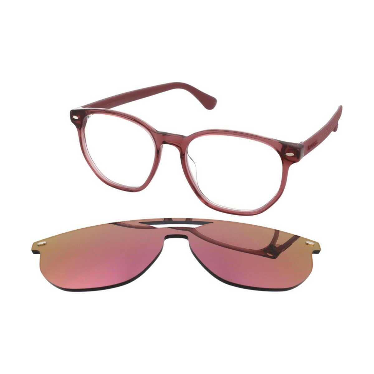 Men’ Spectacle frame Havaianas UBATUBA-CS-LHF-VQ Pink Ã 51 mm