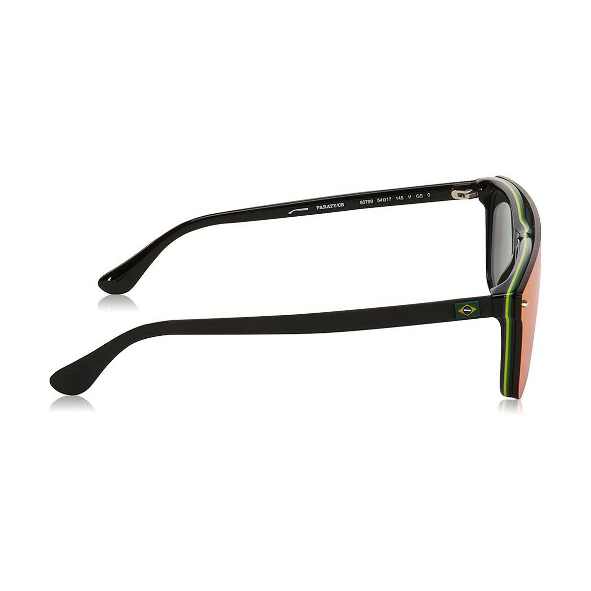 Men’ Spectacle frame Havaianas PARATY-CS-807-UZ Black Red Ã¸ 54 mm