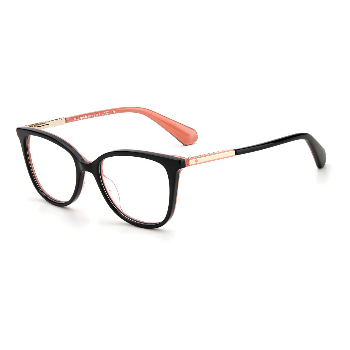 Spectacle frame Kate Spade TAHLIA-807E615 Black Ø 46 mm Spectacle frame Kate Spade TAHLIA-807E615 Black Ø 46 mm