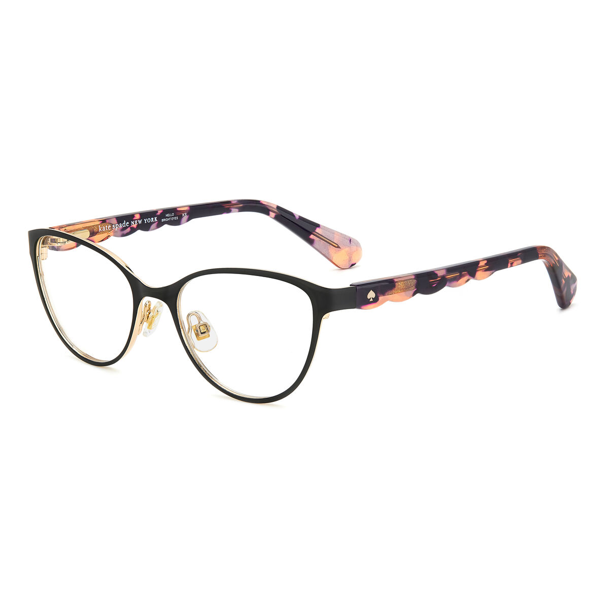 Spectacle frame Kate Spade TILLIE-807E616 Black Ø 46 mm Spectacle frame Kate Spade TILLIE-807E616 Black Ø 46 mm