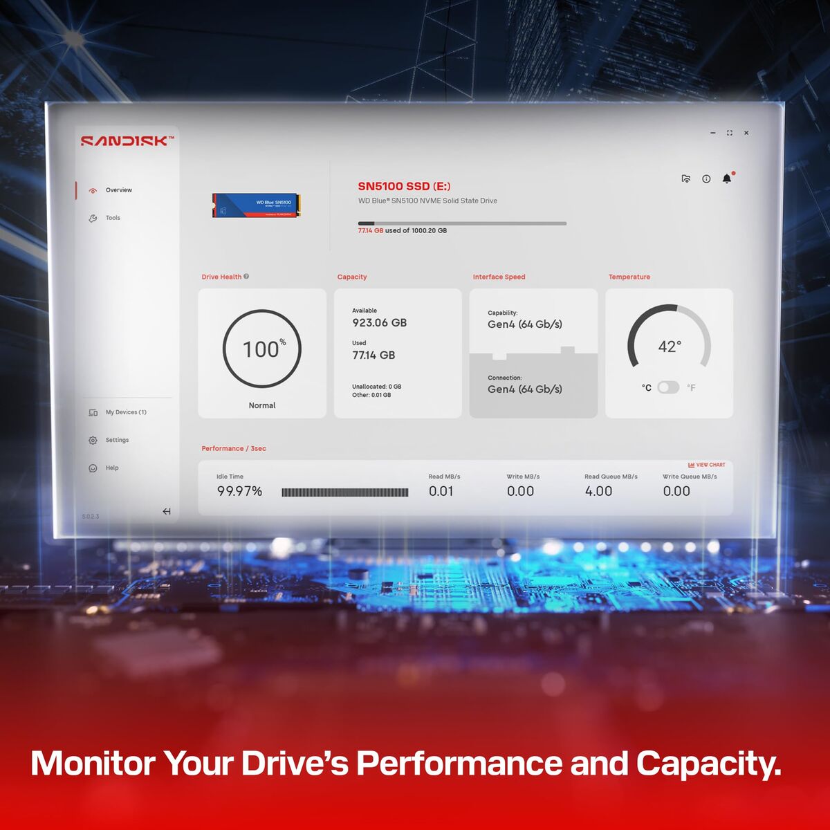 Hard Drive Western Digital WDS400T5B0E-00CPE0 4 TB SSD